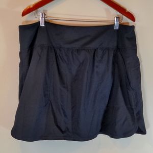 Zuda Black Skort with Pockets XL